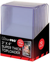 Ultra Pro - Topload Toploader 3x4 - 180pt Super Thick - 10 Count
